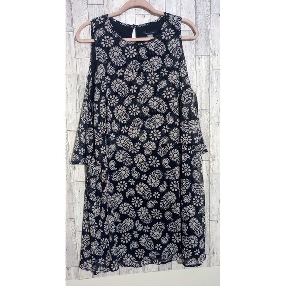 Tommy Hilfiger Dresses & Skirts - Tommy Hilfiger Dress Tired Paisley Print Blue White Lined Size 16 NWT